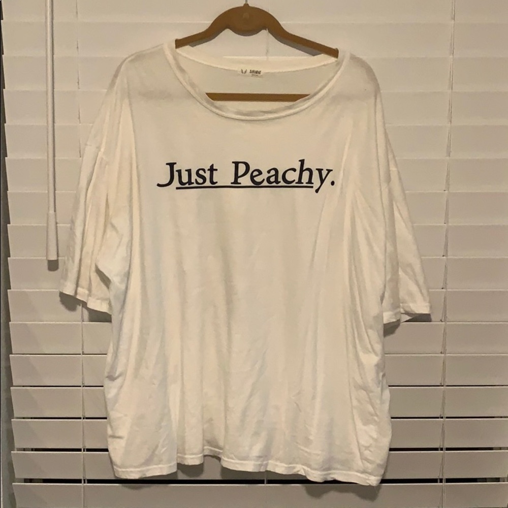 “Just Peachy” Oversized Tee